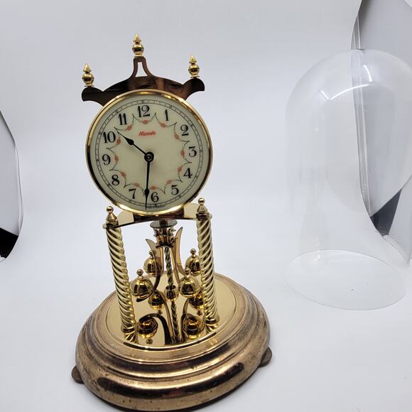 Kundo 400 Day Kieninger & Obergfell Torsion Anniversary clock Plastic dome - Picture 11 of 12